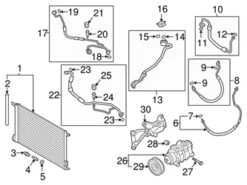 Genuine VW/Audi 4M0816421C A/C Condenser - Audi | AU4M0816421C