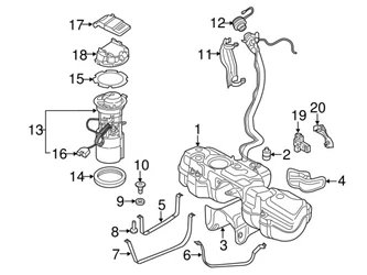 Genuine VW/Audi 4M0919087F Fuel Pump And Strainer Set - Audi | AU4M0919087F 3 Genuine VW/Audi 4M0919087F Fuel Pump And Strainer Set - Audi | AU4M0919087F