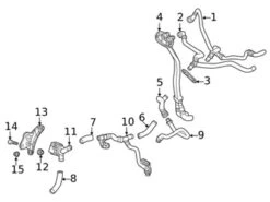 Genuine VW/Audi 4N0121313A Water Pump Bracket - Audi | AU4N0121313A