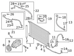Genuine VW/Audi 4N0816803B AC Compressor - Audi | AU4N0816803B