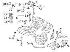 Genuine VW/Audi 4N0971727A Fuel Pump Wiring Harness - Audi | AU4N0971727A