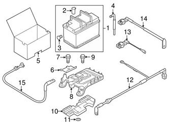 Genuine VW/Audi 561971225A Battery Cable Harness - VW | VW561971225A 3 Genuine VW/Audi 561971225A Battery Cable Harness - VW | VW561971225A