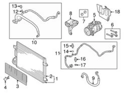 Genuine VW/Audi 5C5854662JZLL Grille; Right - VW | VW5C5854662JZLL