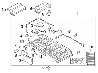 Genuine VW/Audi 5C6915442B Drive Motor Battery Pack Cover - VW | VW5C6915442B 3 Genuine VW/Audi 5C6915442B Drive Motor Battery Pack Cover - VW | VW5C6915442B