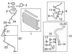 Genuine VW/Audi 5Q0121251ES Radiator - Audi, VW | 5Q0121251EQ VW5Q0121251ES