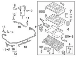 Genuine VW/Audi 5Q0971015L Battery Cable Harness - Audi | 5Q0971015E 5Q0971015G 5Q0971015J AU5Q0971015L