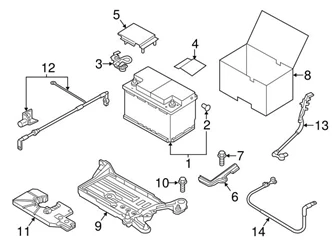 Genuine VW/Audi 5Q0971228AC Battery Cable Harness - Audi | AU5Q0971228AC 3 Genuine VW/Audi 5Q0971228AC Battery Cable Harness - Audi | AU5Q0971228AC