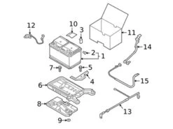 Genuine VW/Audi 5QF915325B Battery Insulator - Audi, VW | VW5QF915325B