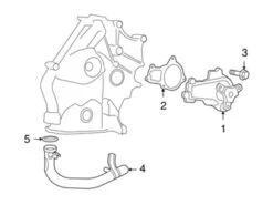 Genuine VW/Audi 7B0121011F Water Pump - VW | 7B0121011 7B0121011C VW7B0121011F