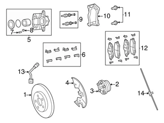 Genuine VW/Audi 7B0615123A Brake Caliper; Front Left - VW | VW7B0615123A 3 Genuine VW/Audi 7B0615123A Brake Caliper; Front Left - VW | VW7B0615123A