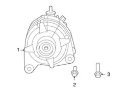 Genuine VW/Audi 7B0903015A Alternator - VW | VW7B0903015A