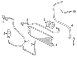 Genuine VW/Audi 7D0820413B A/C Condenser - VW | 701820413K VW7D0820413B