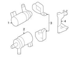 Genuine VW/Audi 7L6121079F Water Pump Bracket - VW | VW7L6121079F