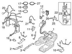Genuine VW/Audi 7L6127401H Fuel Filter - Audi | AU7L6127401H