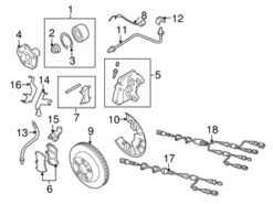 Genuine VW/Audi 7L6615123T Brake Caliper; Front Left - VW | 7L6615123D 7L6615123H 7L6615123M 7L6615123P