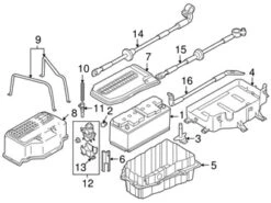 Genuine VW/Audi 7L6971537 Battery Ground Strap - VW | 7L0971537E VW7L6971537