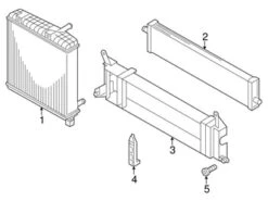 Genuine VW/Audi 7P0121212A Radiator - VW | VW7P0121212A