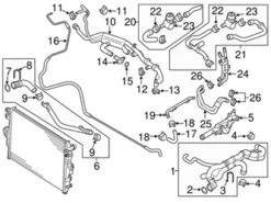 Genuine VW/Audi 7P6121156E Engine Coolant Overflow Hose - VW | VW7P6121156E