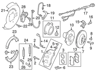 Genuine VW/Audi 7P6615424F Brake Caliper; Rear Right - VW | 7P6615424C 7P6615424D 7P6615424E VW7P6615424F 3 Genuine VW/Audi 7P6615424F Brake Caliper; Rear Right - VW | 7P6615424C 7P6615424D 7P6615424E VW7P6615424F