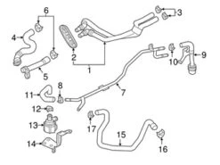 Genuine VW/Audi 80A121305E Water Pump Bracket - Audi | AU80A121305E