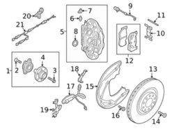 Genuine VW/Audi 80A615301F Disc Brake Rotor; Front Left/Right - Audi | AU80A615301F