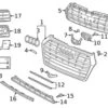 Genuine VW/Audi 80A807680AB9B9 Grille; Right - Audi | AU80A807680AB9B9