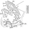 Genuine VW/Audi 83A823359 Hood Lift Support - Audi | AU83A823359