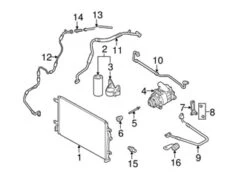 Genuine VW/Audi 8E0260403E A/C Condenser - Audi | AU8E0260403E