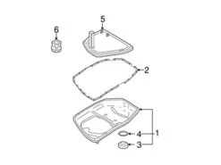 Genuine VW/Audi 8E0317826AK Auto Trans Filter - Audi | 8E0317826AS AU8E0317826AK