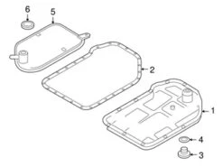 Genuine VW/Audi 8E0317826P Auto Trans Filter - Audi | AU8E0317826P