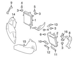 Genuine VW/Audi 8E0965557A Water Pump Bracket - Audi | 8E0965557 AU8E0965557A