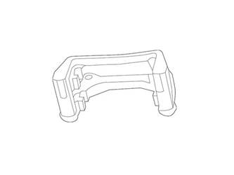 Genuine VW/Audi 8J0615423G Brake Caliper; Rear Left - Audi | AU8J0615423G 3 Genuine VW/Audi 8J0615423G Brake Caliper; Rear Left - Audi | AU8J0615423G