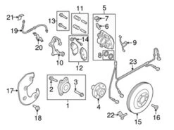 Genuine VW/Audi 8K0615124J Brake Caliper; Front Right - Audi | 8K0615124D 8K0615124E AU8K0615124J