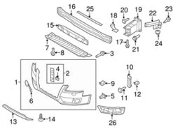 Genuine VW/Audi 8K0807681C01C Grille; Left, Front Left Lower - Audi | AU8K0807681C01C