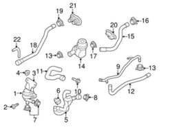 Genuine VW/Audi 8K0819546A Water Pump Bracket - Audi | AU8K0819546A