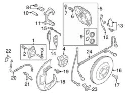 Genuine VW/Audi 8R0615124 Brake Caliper; Front Right - Audi | AU8R0615124