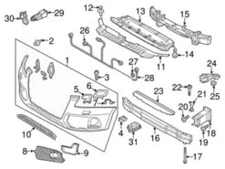 Genuine VW/Audi 8R0807682QZDE Grille; Right - Audi | AU8R0807682QZDE