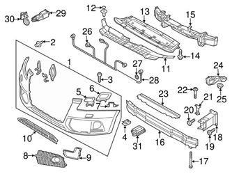 Genuine VW/Audi 8R0807682QZDE Grille; Right - Audi | AU8R0807682QZDE 3 Genuine VW/Audi 8R0807682QZDE Grille; Right - Audi | AU8R0807682QZDE