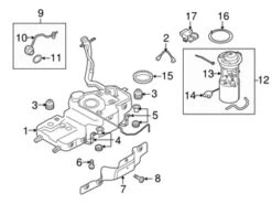 Genuine VW/Audi 8R0919050E Fuel Pump, Electric - Audi | AU8R0919050E