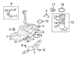 Genuine VW/Audi 8R0919679D Fuel Filter - Audi | AU8R0919679D