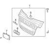 Genuine VW/Audi 8T0853651E1QP Grille - Audi | 8T0853651B1QP AU8T0853651E1QP -Brembo Shop VW 8T0853651E1QP