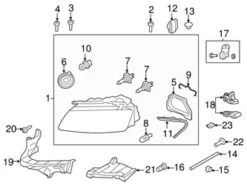 Genuine VW/Audi 8T0941030B Headlight Assembly; Right - Audi | AU8T0941030B