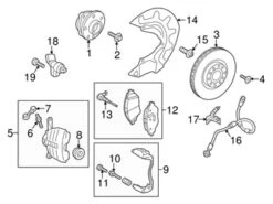 Genuine VW/Audi 8V0615124 Brake Caliper; Right, Front Right Right - Audi, VW | VW8V0615124