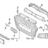 Genuine VW/Audi 8V5853651TRN4 Grille - Audi | 8V5853651N3FZ 8V5853651NRN4 AU8V5853651TRN4