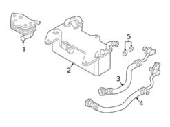 Genuine VW/Audi 8W0317021C Oil Cooler - Audi | AU8W0317021C