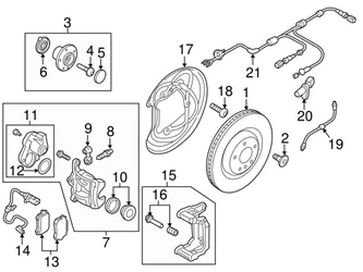 Genuine VW/Audi 8W0615403NQC8 Brake Caliper; Rear Left - Audi | 80A615403DQC8 AU8W0615403NQC8 3 Genuine VW/Audi 8W0615403NQC8 Brake Caliper; Rear Left - Audi | 80A615403DQC8 AU8W0615403NQC8