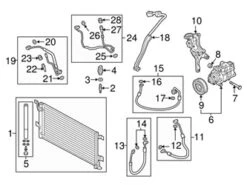 Genuine VW/Audi 8W0816421M A/C Condenser - Audi | 8W0816421C 8W0816421J AU8W0816421M