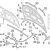 Genuine VW/Audi 8W0823359B Hood Lift Support; Left, Right - Audi | 8W0823359C AU8W0823359B