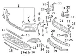 Genuine VW/Audi 8W6807683AFUQ Grille - Audi | AU8W6807683AFUQ