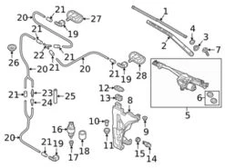 Genuine VW/Audi 8W7998002 Wiper Blade Assembly - Audi | AU8W7998002